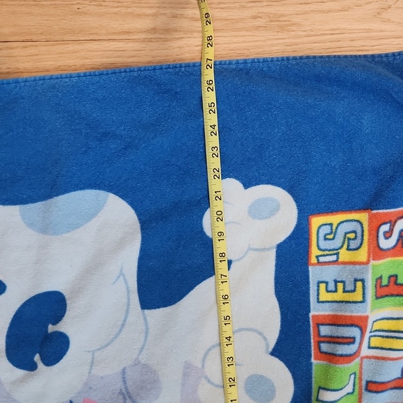 Blues Clues Beach Towel Vintage 2000 Periwinkle And Blue Vacation Resort Cruise - Picture 6 of 10